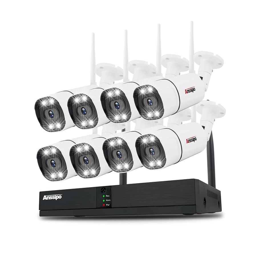 Amazon.com: 8 Channel Security Camera System Wireless with